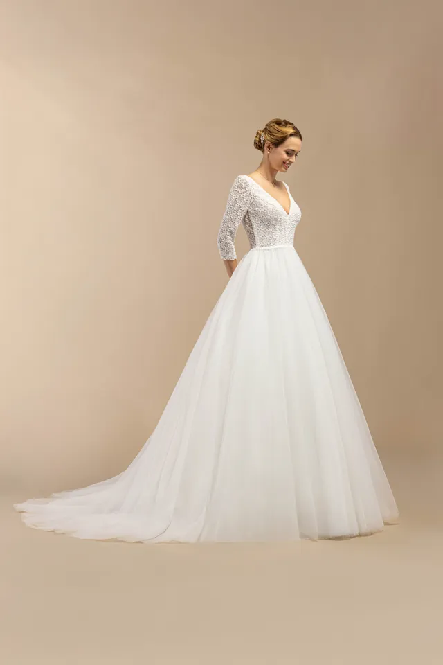 eglantine-billie-brautkleid-ivoire-wei-gr-34-74 image 1