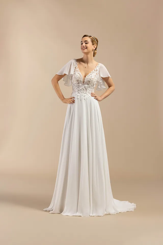 eglantine-bonheur-brautkleid-ivory-wei-gr-e-34-60 image 1