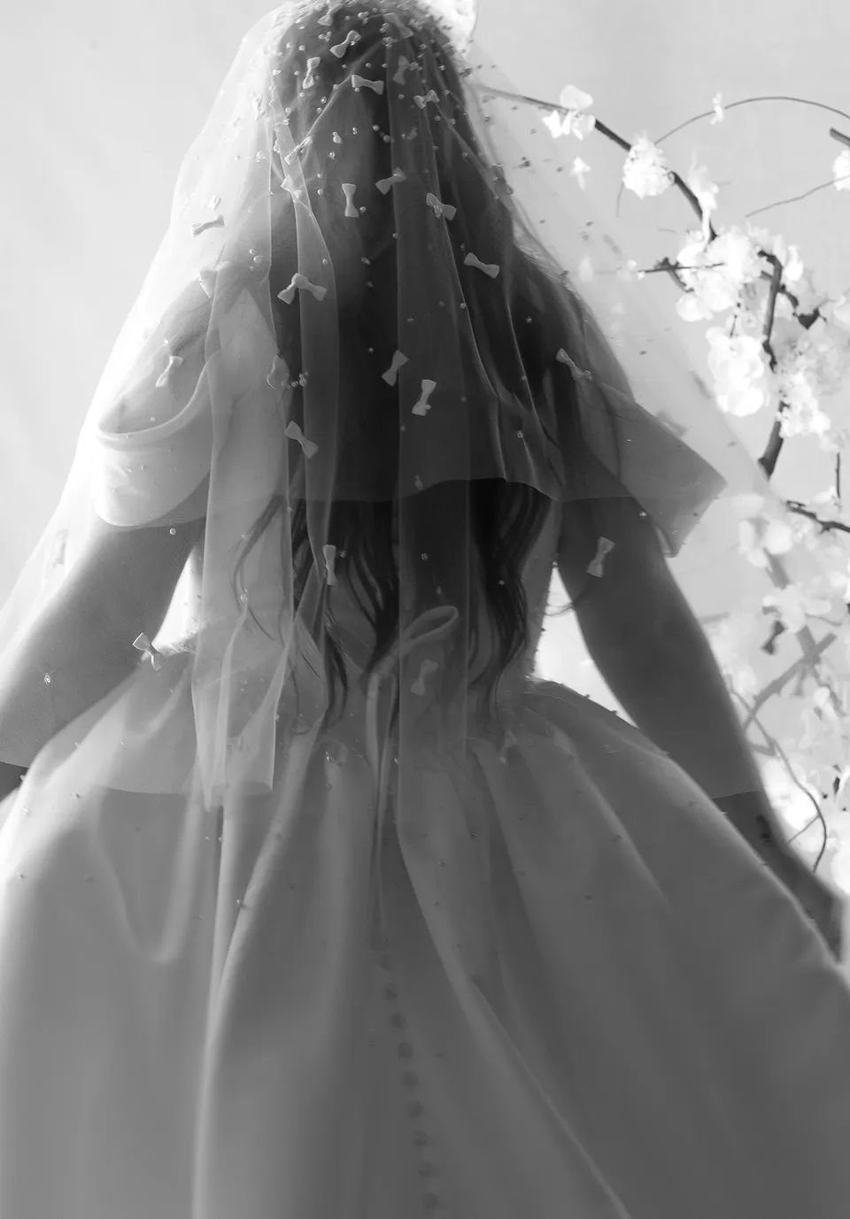 morilee-perlen-und-satin-schleier-arml-nge image 1