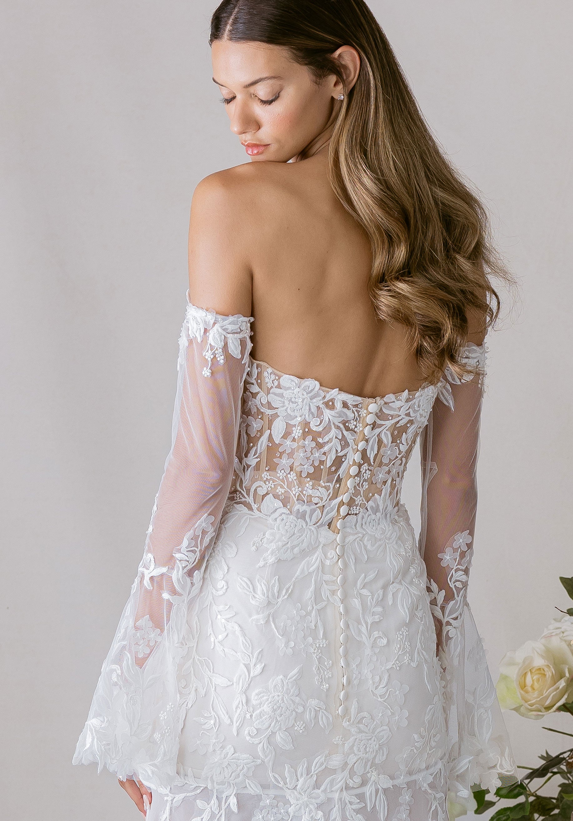 morilee-baila-brautkleid-fit-flare-mit-abnehmbaren-t-ll-rmeln image 7