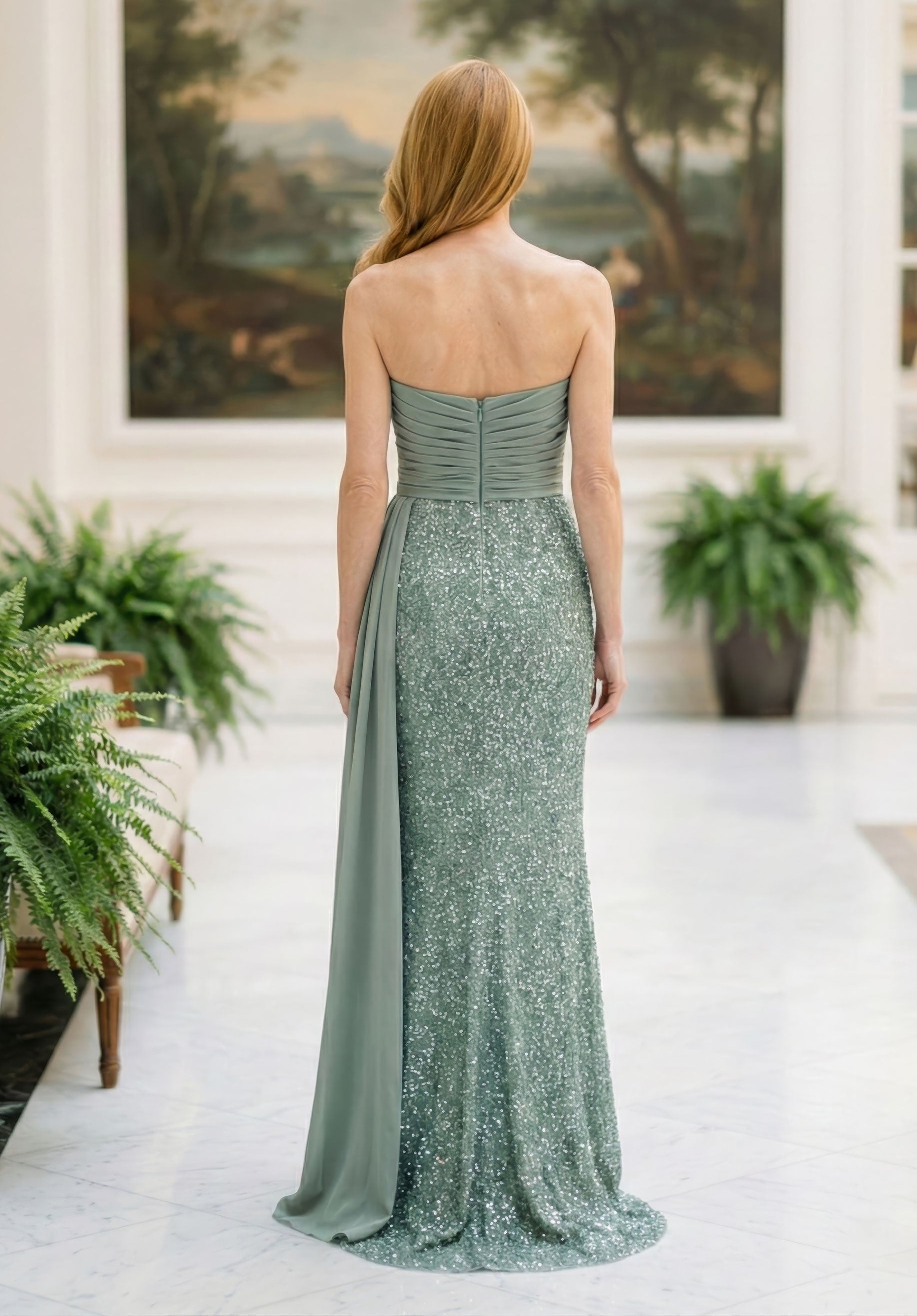morilee-strapless-sweetheart-abendkleid-mit-pailletten-stickerei-und-drapierter- image 3
