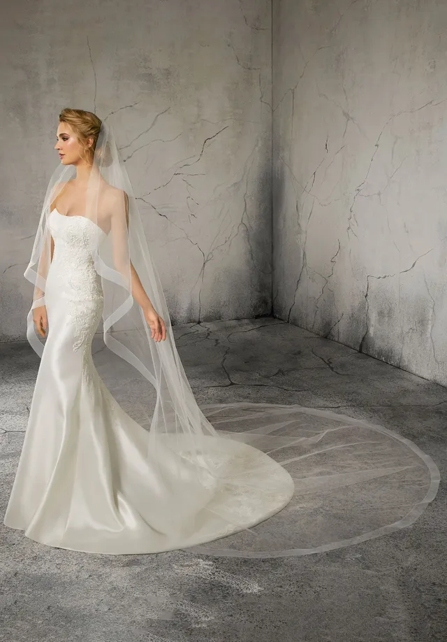 morilee-brautschleier-angel-cut-mit-rosshaar-kante image 1