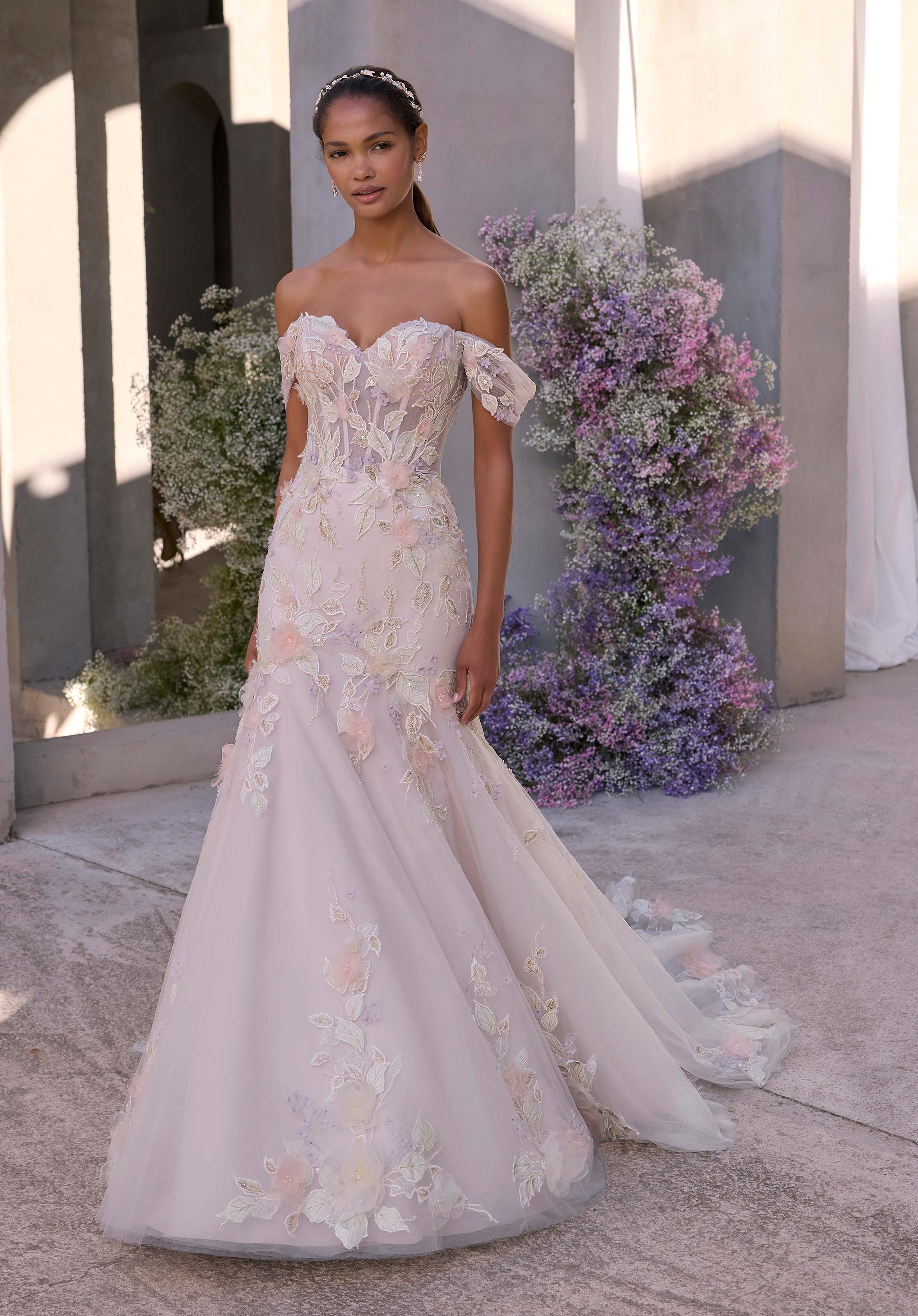 morilee-rey-brautkleid-tr-gerloses-t-ll-fit-flare-mit-abnehmbaren-off-shoulder-r image 4