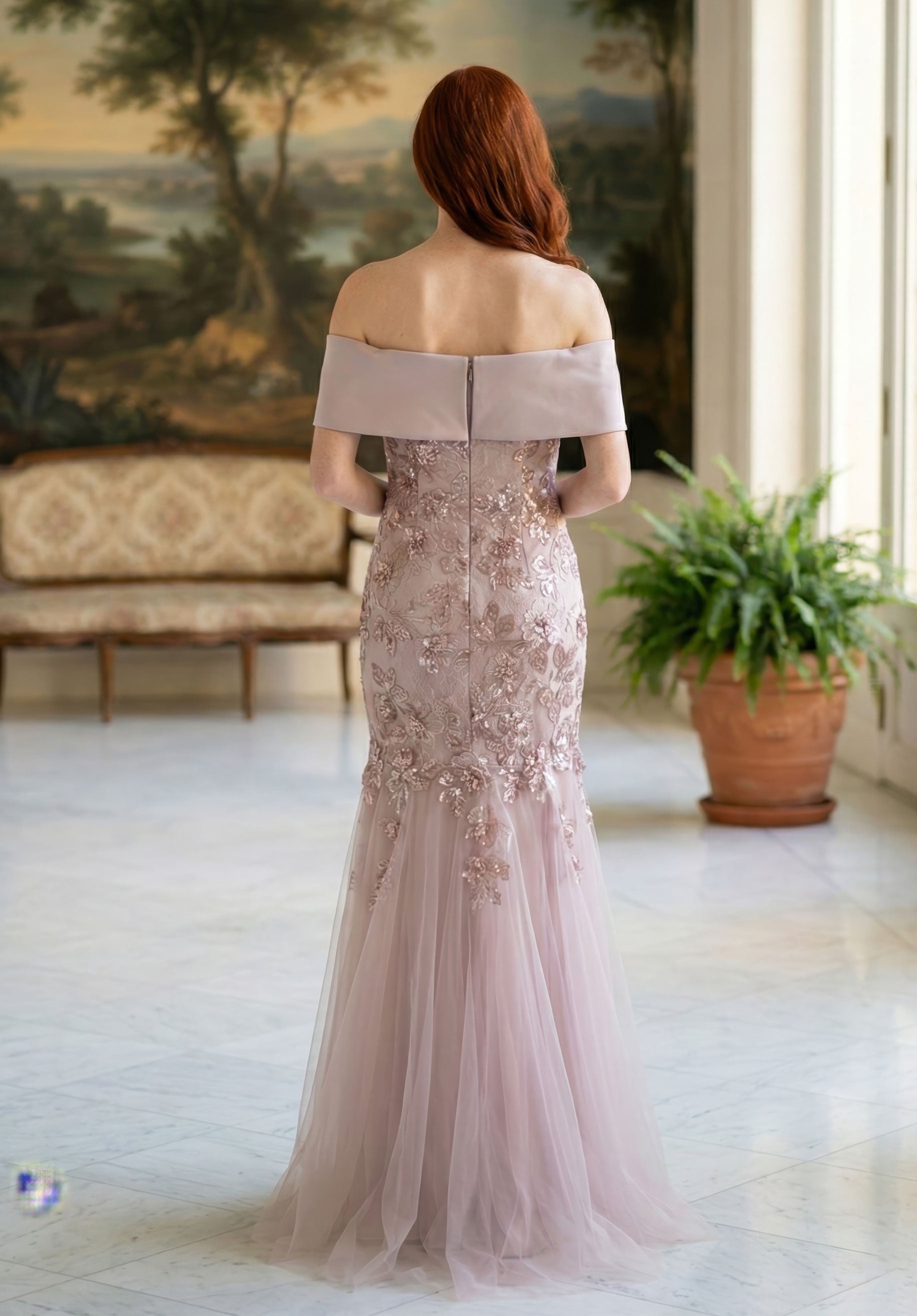 morilee-straight-neck-t-ll-mermaid-abendkleid-mit-perlen-spitze image 6